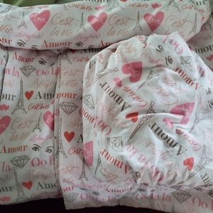 Paris themed sheets